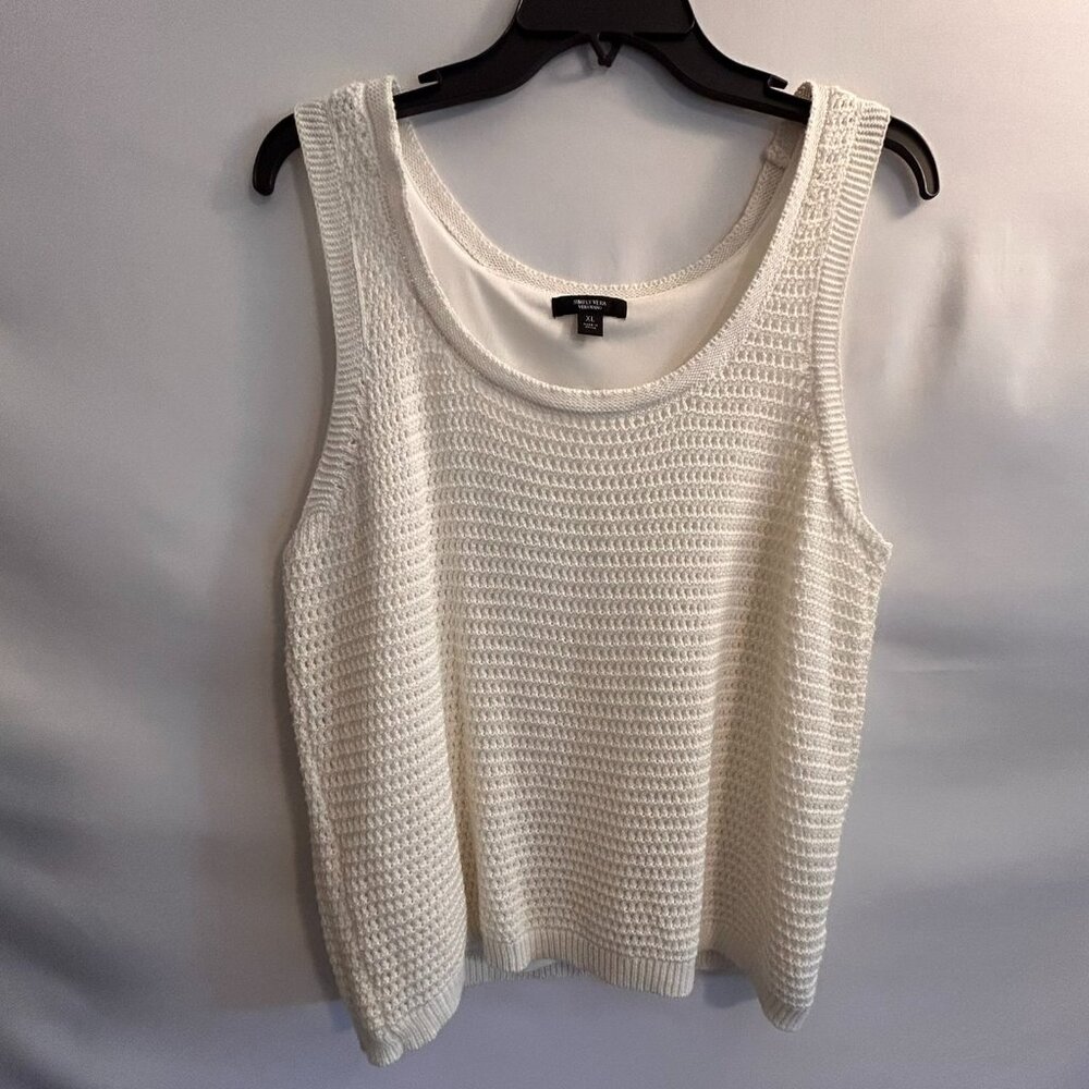 Simply Vera Vera Wang Sleeveless Sweater Tank XL